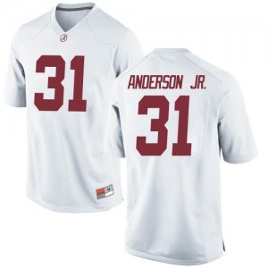 Men's Alabama Crimson Tide #31 Will Anderson Jr. White Replica NCAA College Football Jersey 2403EKBX2